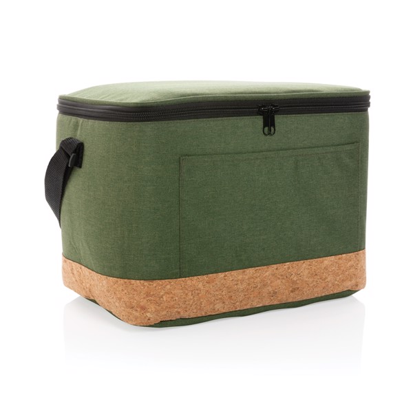 Impact XL cooler bag, rPET,cork,fits 12 cans - Green