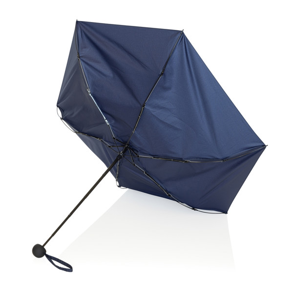 Mini-parapluie de 19,5 pouces en rPET 190T Pongee Aware™ - Bleu Marine