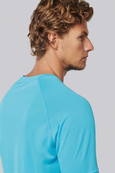 Men's Short-Sleeved Sports T-Shirt - White / 2XL
