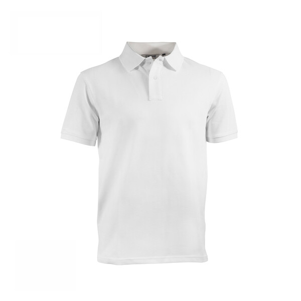 Polo coton bio 220g ALBERTIN - blanc / L