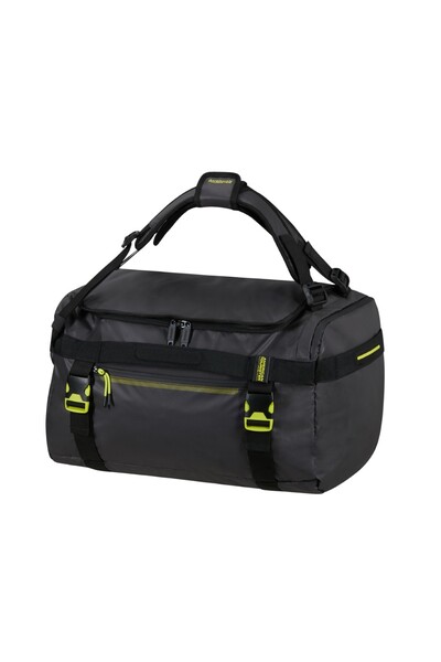 American Tourister - Urban Track Duffle/Backpack L Coated - Black/Lime