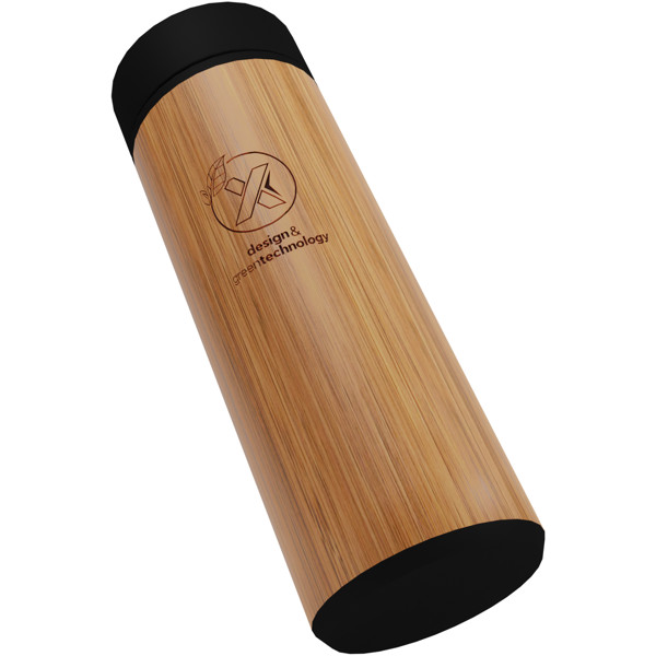 Garrafa inteligente em bambu de 500 ml "SCX.design D11"
