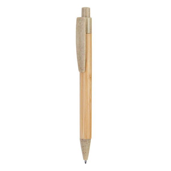 Stoa Ballpen Greige - Beige/Beige / BLUE INK