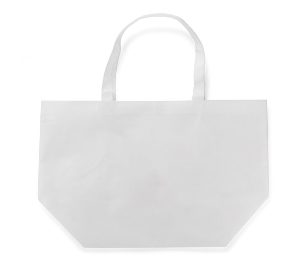 Shopping bag RPET TEAR - white