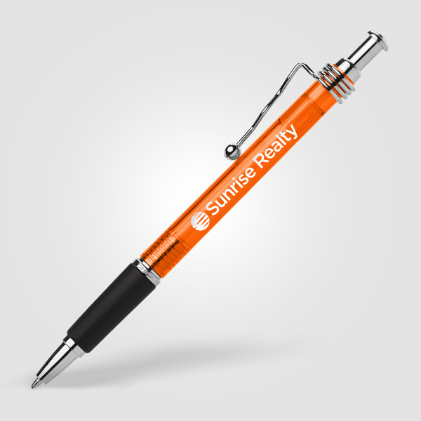 Marley Ballpen - Translucent Orange / Silkscreen