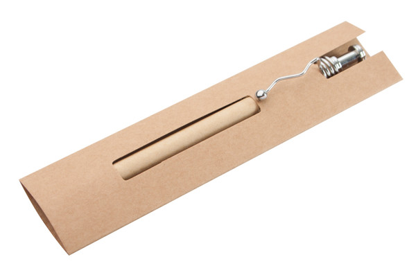 Ballpoint Pen Kagura - Silver / Beige