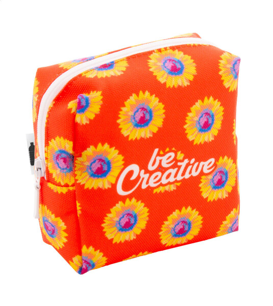 Custom Cosmetic Bag CreaBeauty Square S - White