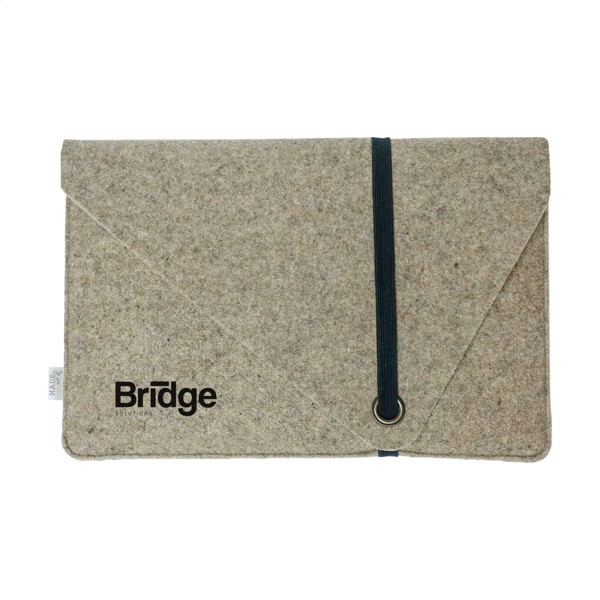 Recycled Felt Laptop Sleeve 15/16" - taupe