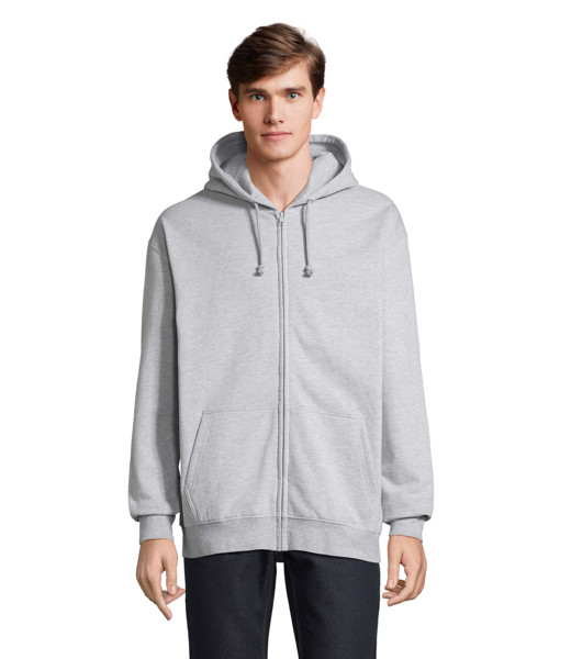 Felpa con cappuccio CARTER - Grigio Melange 2L