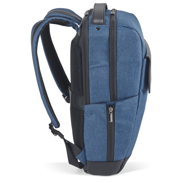 MOTION BACKPACK. Mochila em 600D e polipele - Azul