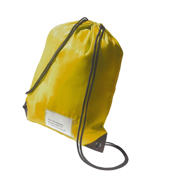 Sac De Sport "Sac À Dos" - Jaune