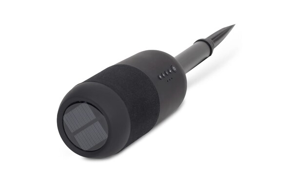 Wireless solar speaker torch 2x5W IPX6 - Noir