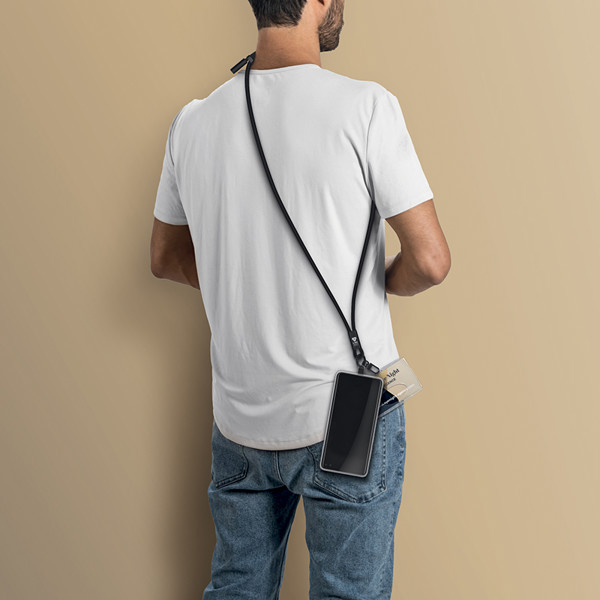 CÂBLE DE CHARGE LANYARD LONGUEUR RÉGLABLE POUR TÉLÉPHONE