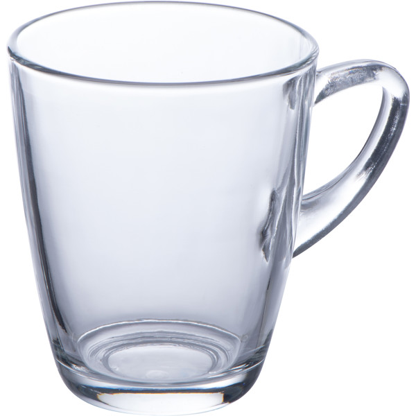 Glass cup, 320 ml SEWERYN - Transparent