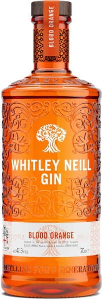 Whitley Neill Blood Orange Gin 41,3% 0,7L