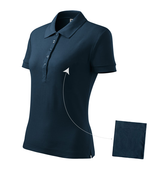 Polo Majica Ženska Malfini® Cotton - Mornarsko Plava / L