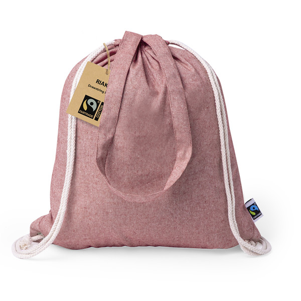 Bolsa Mochila Riak Fairtrade - Negro