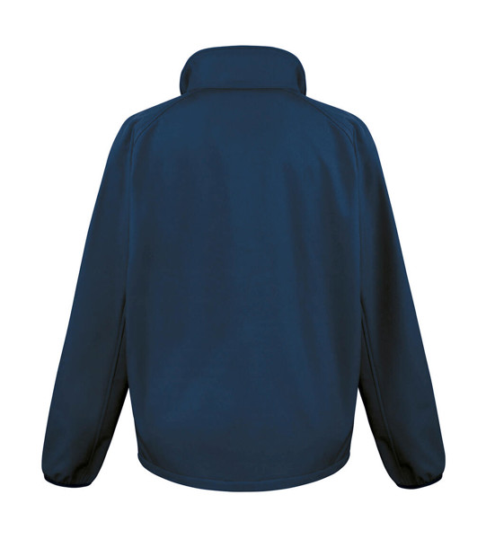 Printable Softshell Jacket - Vivid Green / Black / XL