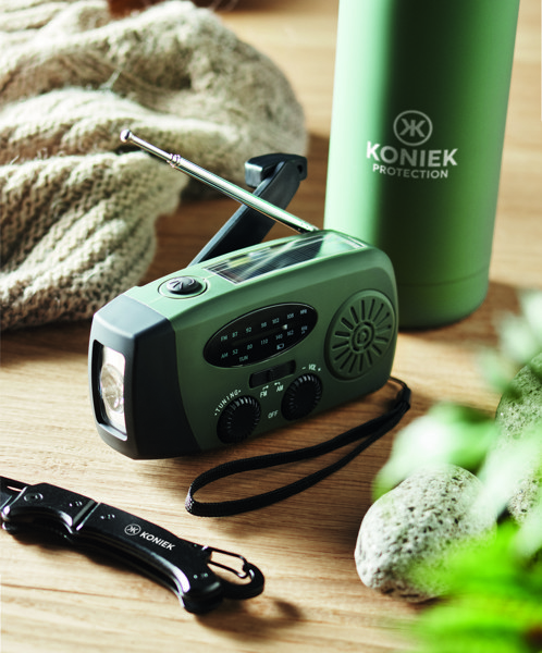 Radio portable avec torche LED MO2746- Onda - Vert Foncé