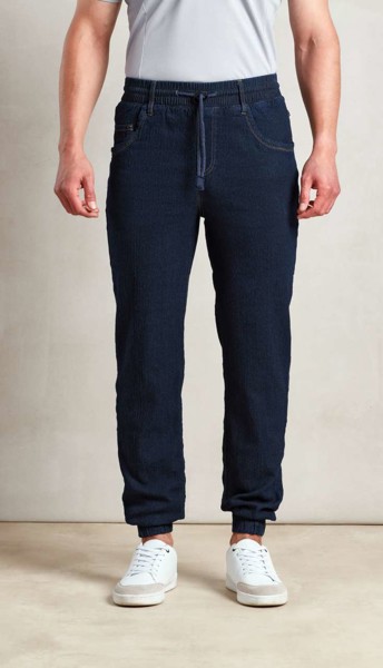 Artisan' kuharske hlače - Black Denim / XL