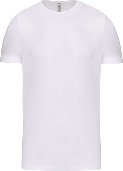 Men's Short-Sleeved Crew Neck T-Shirt - White / L