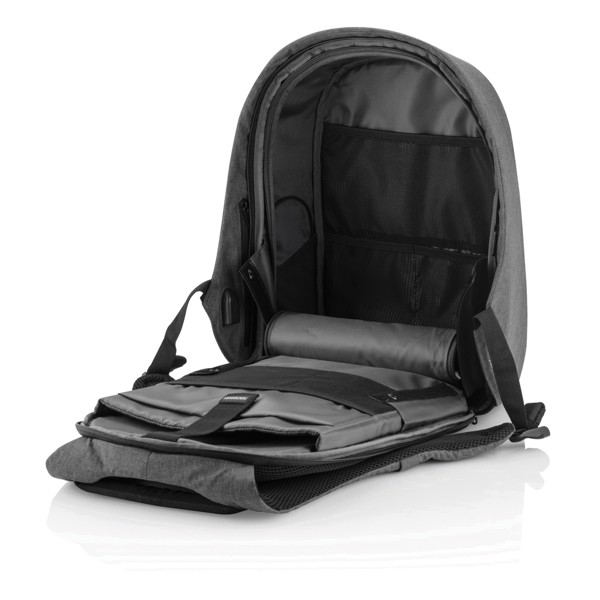 Bobby Hero Small, Anti-theft backpack - Grey