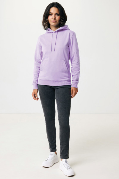 Sweat à capuche en coton recyclé Iqoniq Jasper - Lavender / XS