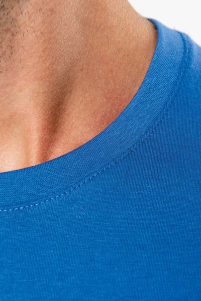 Bio150ic Men's Round Neck T-Shirt - Light Royal Blue / 3XL