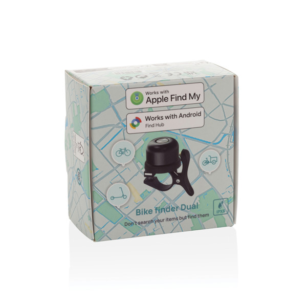 Bike finder Dual RCS bike bell with worldwide locating