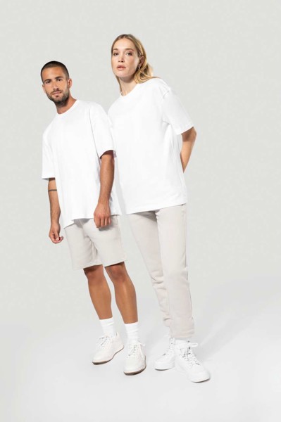 Oversized Short Sleeve Unisex T-Shirt - White / S