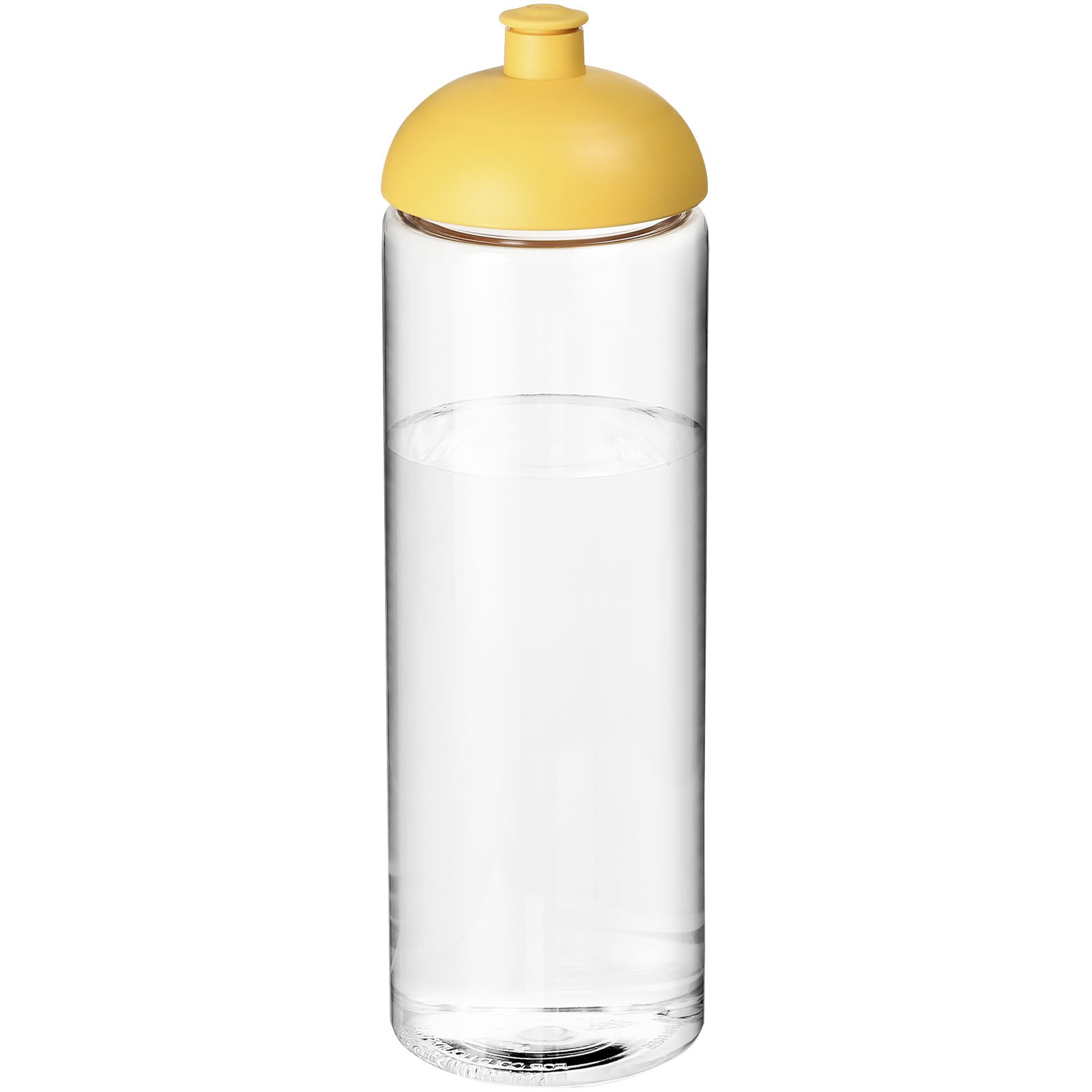 H2O Vibe 850 ml sportovní lahev s kupolovitým víčkem - Průhledná / Žlutá