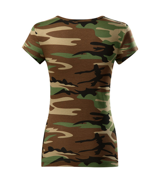 Tričko Dámské Malfini® Camo Pure - Camouflage Brown / L