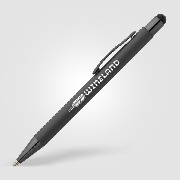 Bowie Softy Monochrome Stylo Stylet - Noir / Jet d’encre 4 couleurs