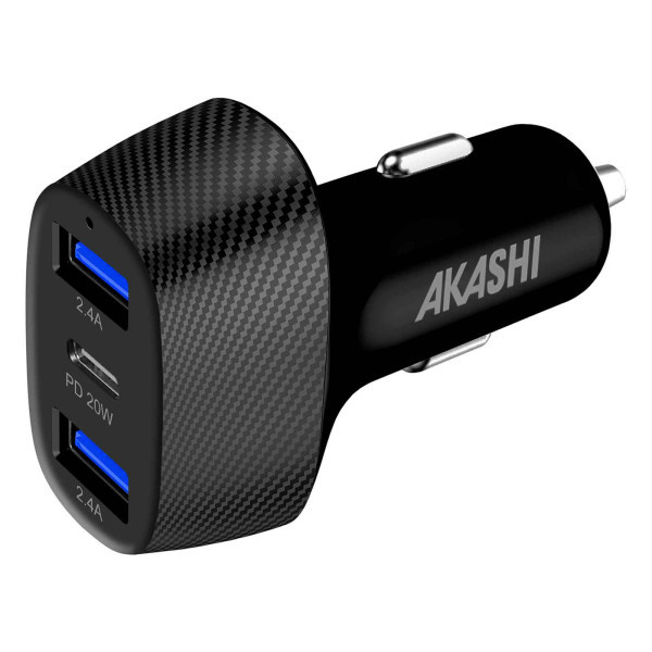 KURUMA - TURBO CHARGEUR ALLUME-CIGARE 50W 2X USB-C + 2X USB-A 3.4A