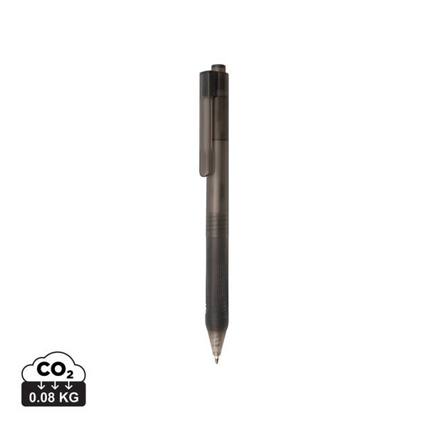 X9 ballpoint pen, silicone grip, 1200m Dokumental ink - Black