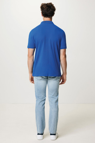 Iqoniq Yosemite polo majica, recikliran, organski bombaž, 220 g/m² - Kraljeva modra / 5XL