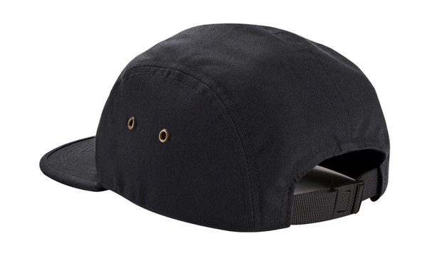 Canvas 5 Panel Cap - Black / ONE SIZE