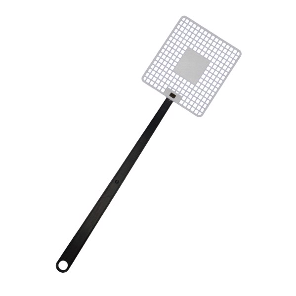 Fly Swatter "Logo" - White / Black