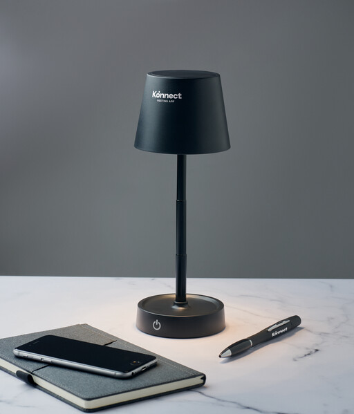Lampada da tavolo ricaricabile Taplamb - Nero