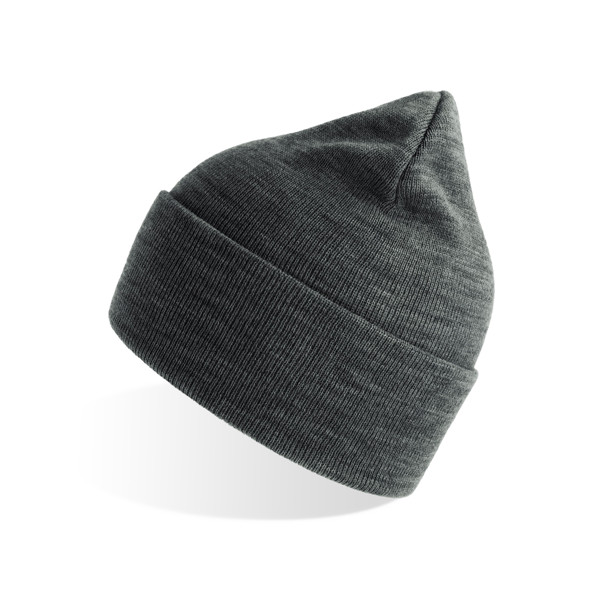 Gorro Pure, 60% Poliéster Reciclado/ 40% Acrílico - Cinza Mesclado Escuro