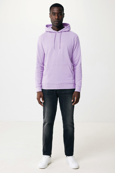 Sweat à capuche en coton recyclé Iqoniq Jasper - Lavender / XS