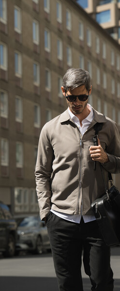 Modern Zip Overshirt Walnut XS