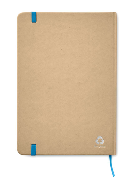 Carnet A5 en carton recyclé Everwrite - Bleu