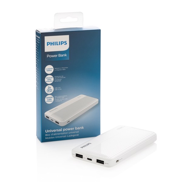 Philips 10.000 mAh slim powerbank