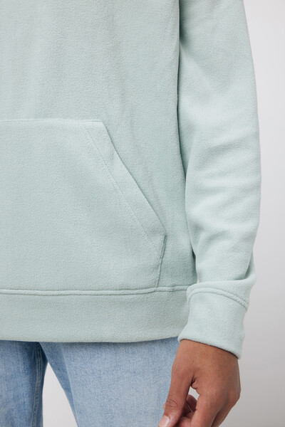 Micro fleece mikina Iqoniq Trivor z recykl. polyesteru - Iceberg Green / XL