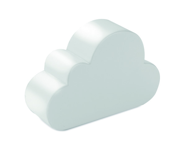 Anti-stress in cloud shape Cloudy - White