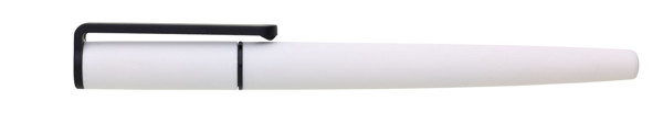 Fibia gel pen, rubber grip, large-capacity refill - White