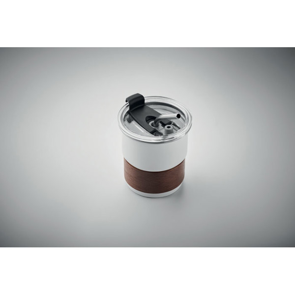 Single wall tumbler 260 ml Mate - White