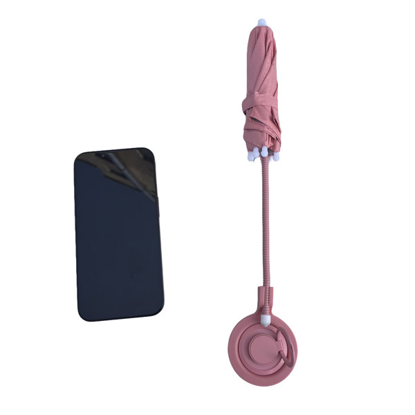 Magnetic mini umbrella for mobile phone - YELLOW