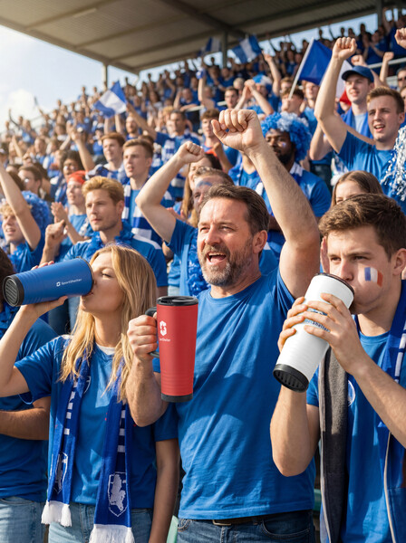Gobelet à double paroi de 700ml Howler Cup - Bleu Royal